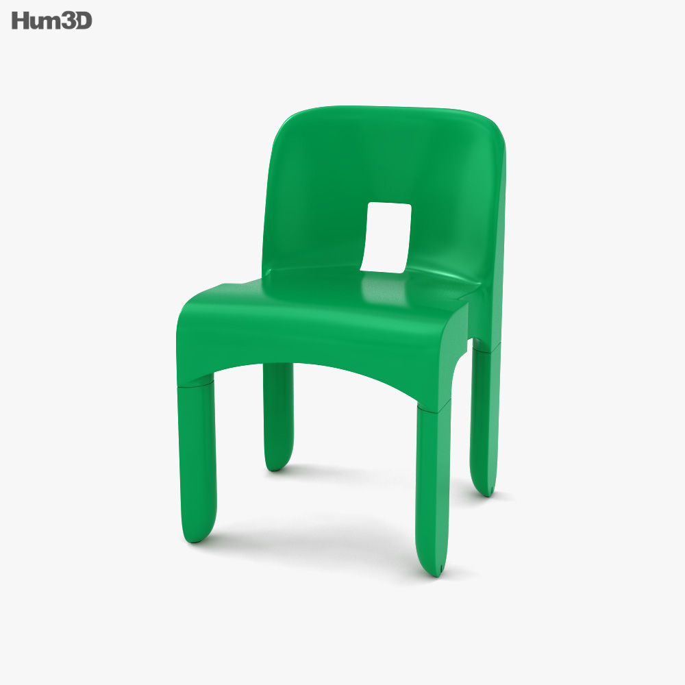 Kartell Joe Colombo Sedia Universale Stuhl 3D-Modell