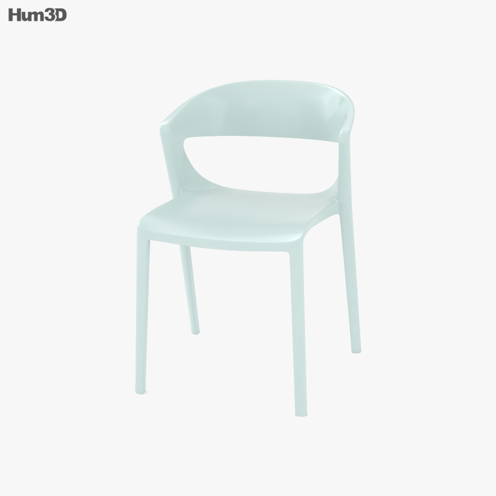 Kastel Kicca One Chair 3D model
