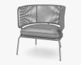 Kave Home Nadin 肘掛け椅子 3Dモデル