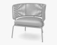 Kave Home Nadin 肘掛け椅子 3Dモデル