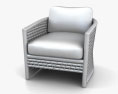 Keaton Capitola Rattan 休闲椅 3D模型