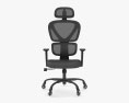Kerdom High Back Ergonomic Офісне крісло 3D модель