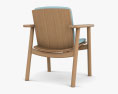 Kettal Riva Dining 扶手椅 3D模型