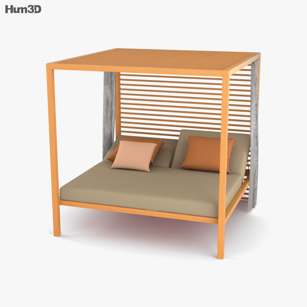 Kettal Daybed Bed 3D model