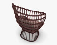Kettal Cala Club 肘掛け椅子 3Dモデル