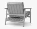 Kettal Riva One Seater ソファ 3Dモデル