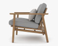 Kettal Riva One Seater 소파 3D 모델 