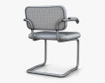 Knoll Cesca Upholstered 扶手椅 3D模型