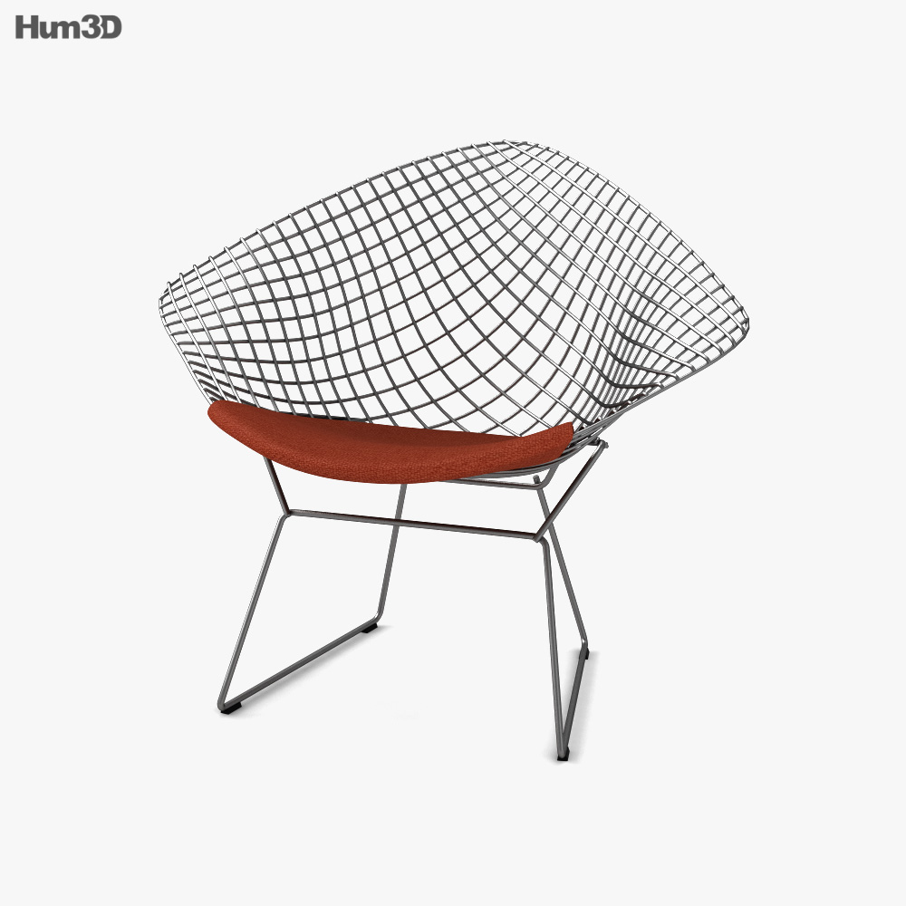 Knoll Bertoia Diamond Chair 3D model