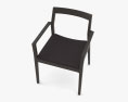 Knoll Krusin Приставний стілець 3D модель