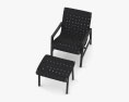 Knoll Risom Lounge chair Modelo 3D