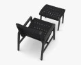 Knoll Risom Lounge chair 3d model