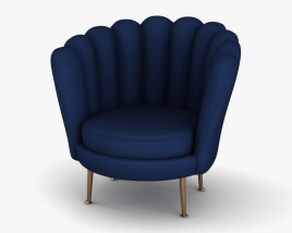 Lene Bjerre Santena 扶手椅 3D模型