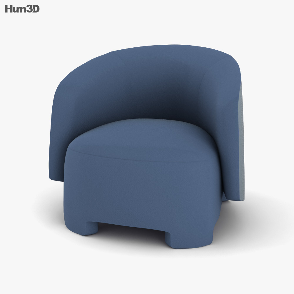 Ligne Roset Taru 肘掛け椅子 3Dモデル