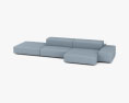 Living Divani Extra Wall Sofa 3D-Modell