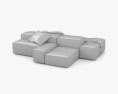 Living Divani Extrasoft Sofa 3D-Modell