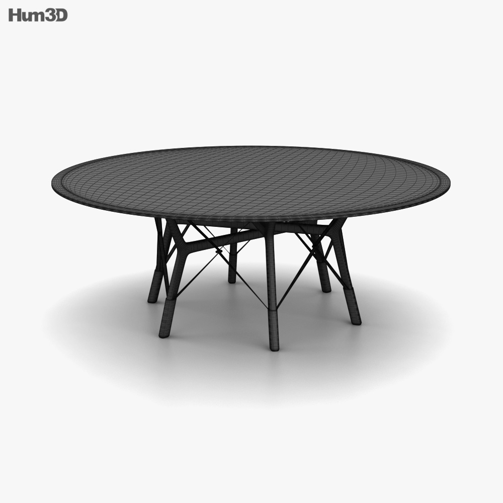 Louis Vuitton Serpentine Table 3D model - Download Furniture on
