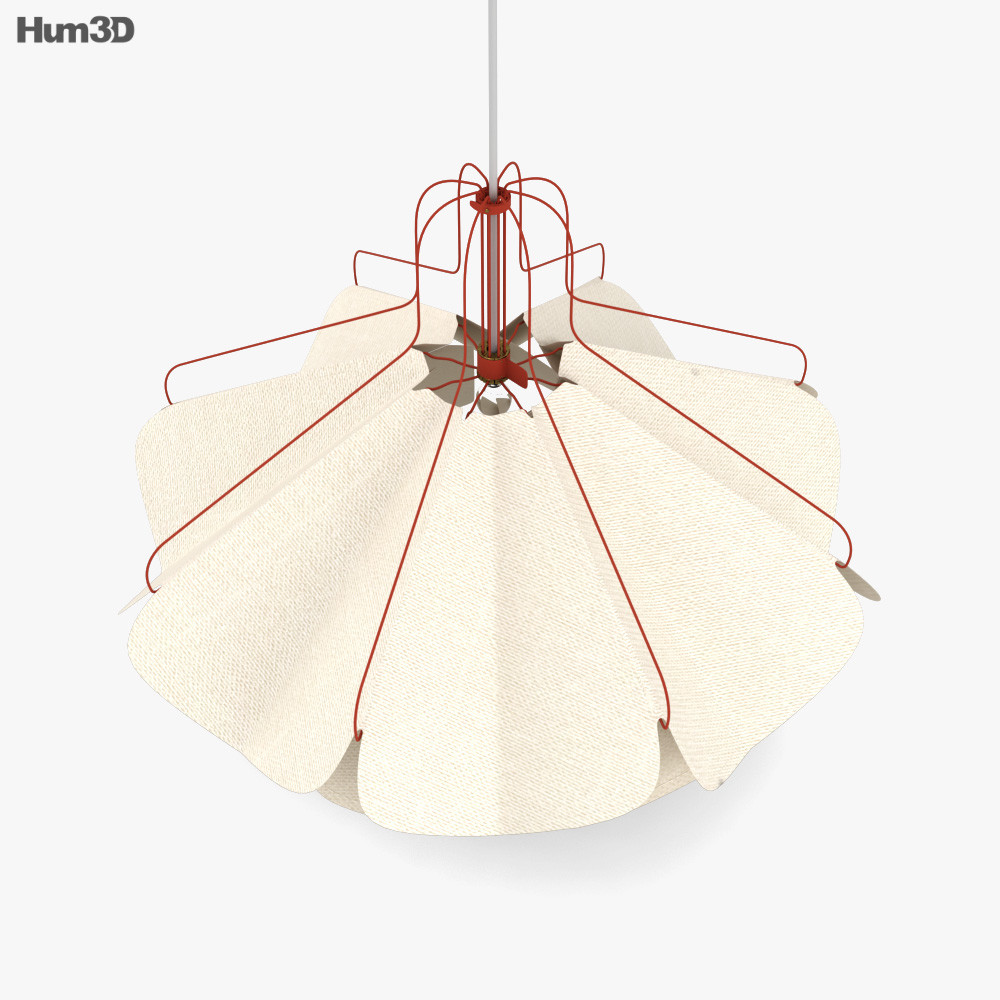 Louis Vuitton Concertina Shade Lamp 3D model - Download Furniture on