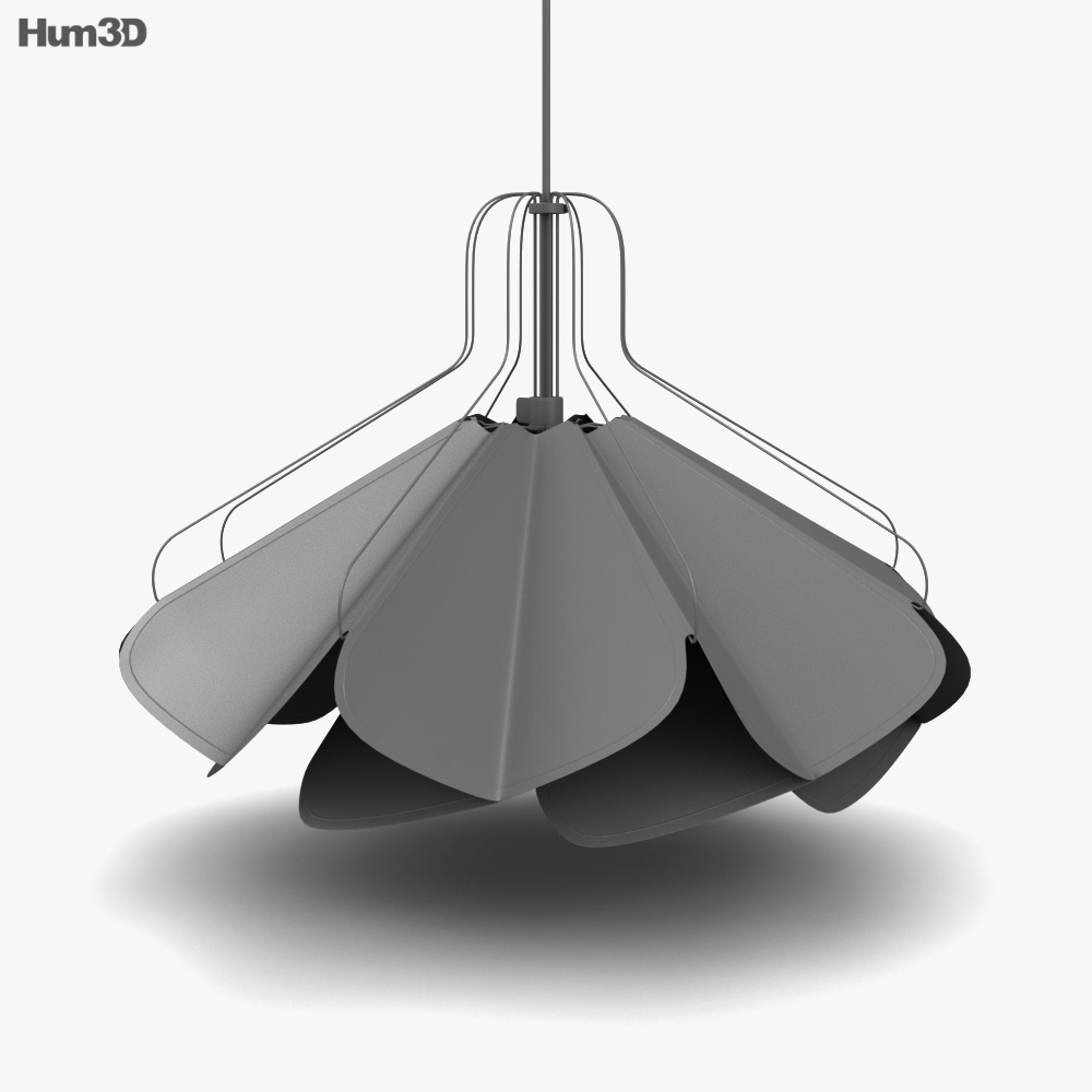 360 view of Louis Vuitton Concertina Shade Lamp 3D model
