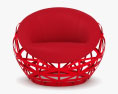 Louis Vuitton Diamond 扶手椅 3D模型