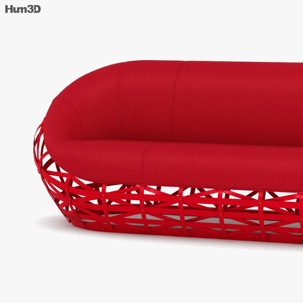 Louis Vuitton Diamond Sofa 3D model - Download Furniture on