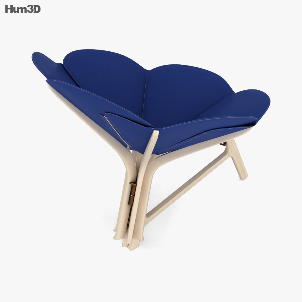 Louis Vuitton® Concertina Chair By Raw Edges Blue. Size in 2023