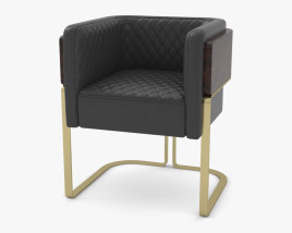 Luxxu Nura Chaise de Salle à Manger Modèle 3D
