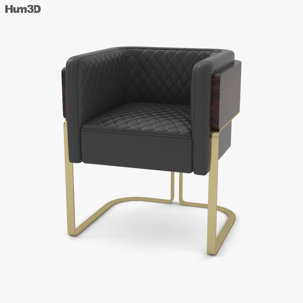 Luxxu Nura Обідній стілець 3D модель