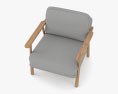 Made Lars 肘掛け椅子 3Dモデル