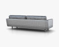 Maruni Hiroshima Wide 2-Sitzer Sofa 3D-Modell