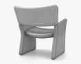 Massproductions Crown Easy Chair 3d model