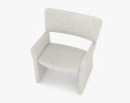 Massproductions Crown Easy Chair 3d model