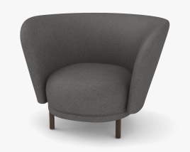 Massproductions Dandy 肘掛け椅子 3Dモデル