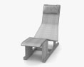 Massproductions 4PM Cadeira de Lounge Modelo 3d