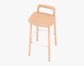 Mattiazzi MC2 Branca stool 3D 모델 
