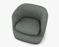 Maxalto Apollo 扶手椅 3D模型