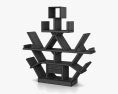 Memphis Milano Carlton Shelf 3D 모델 