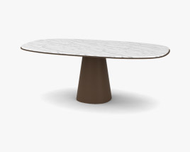 Meridiani Owen Dining table 3D model
