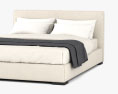 Meridiani Stone Bett 3D-Modell