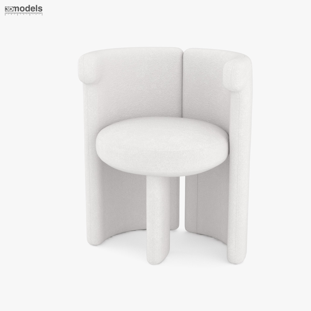 Meridiani Claudine Chair by Andrea Parisio 2024 3d model