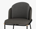 Minotti Fil Noir Cadeira Modelo 3d