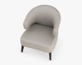 Minotti Aston 肘掛け椅子 3Dモデル