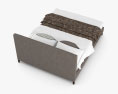 Minotti Andersen Quilt 침대 3D 모델 