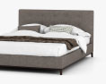 Minotti Andersen Quilt Ліжко 3D модель