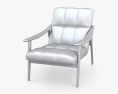 Minotti Fynn 肘掛け椅子 3Dモデル