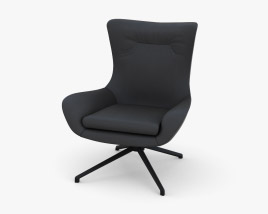 Minotti Jensen 肘掛け椅子 3Dモデル