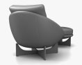Minotti Lido 扶手椅 3D模型