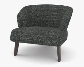 Minotti Reeves Large 扶手椅 3D模型