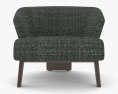 Minotti Reeves Large Armchair 3d model