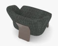 Minotti Reeves Large 扶手椅 3D模型